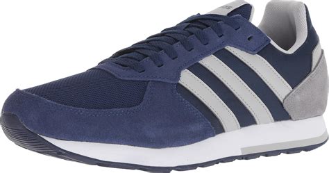 adidas Men's 8K Running Shoe, Dark Blue/Grey/Grey, 12 M US